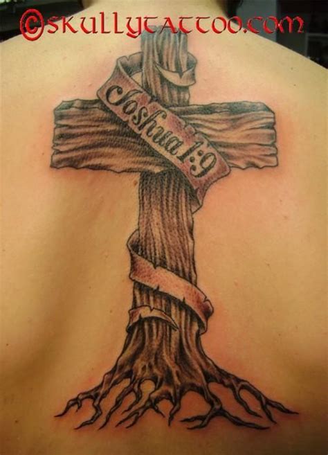 3d cross tattoo drawing|realistic wooden cross tattoos.